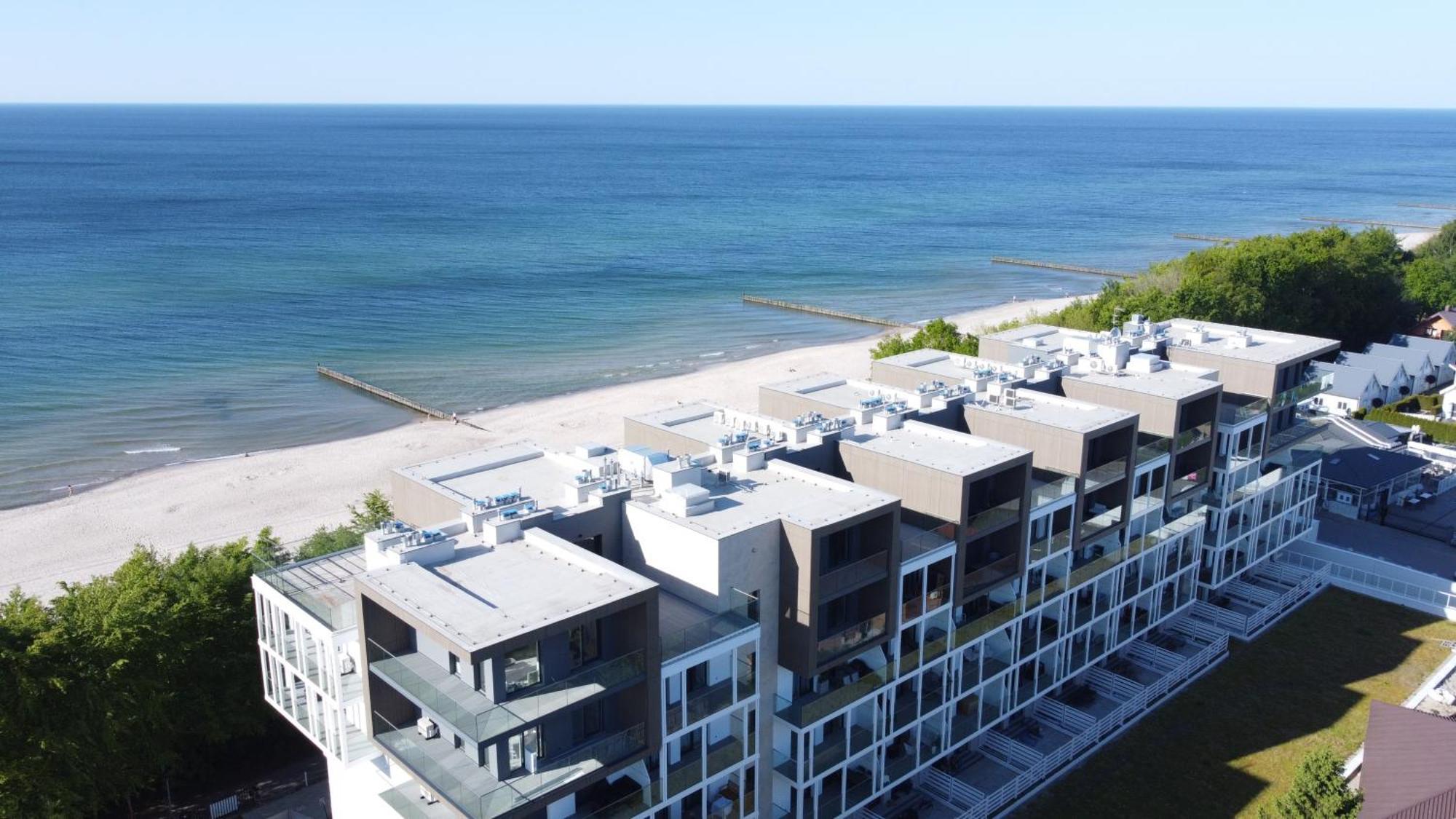 Lazurowe Wybrzeze Z Widokiem Na Morze - Perlowa Przystan - Holiday City Sianożęty Exterior foto